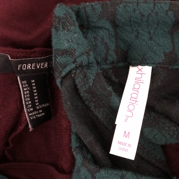 Forever 21 and Xhilaration Short Sleeve Dresses M - Picture 3 of 8